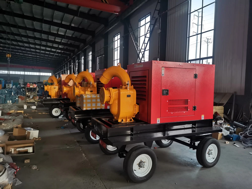diesel engine-driven sewage pump factory
