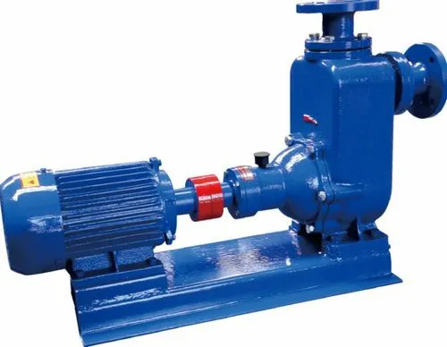 self-priming sewage pump