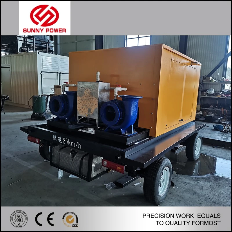 Self-priming diesel engine pump