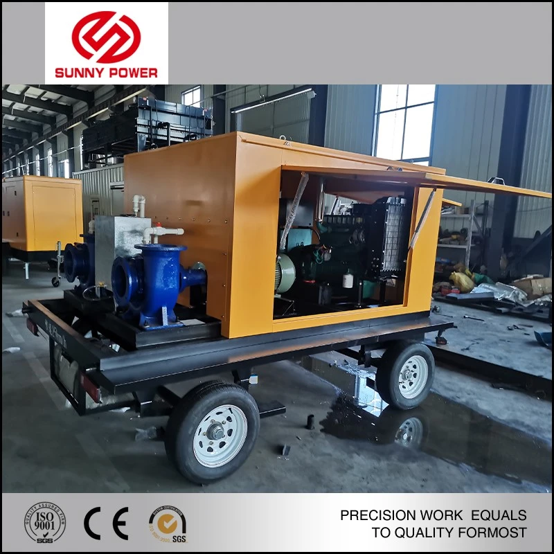 Self-priming engine pump